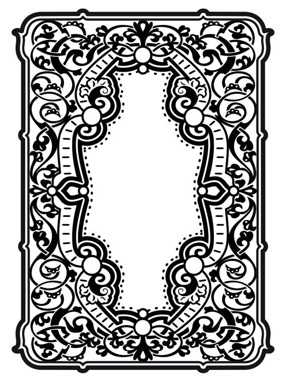 Creative Expressions Jennifer's Frame Pre Cut Stamp