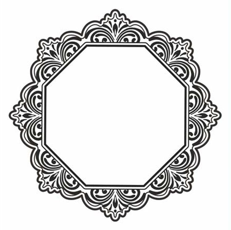 Creative Expressions Fountain Frame Stamp