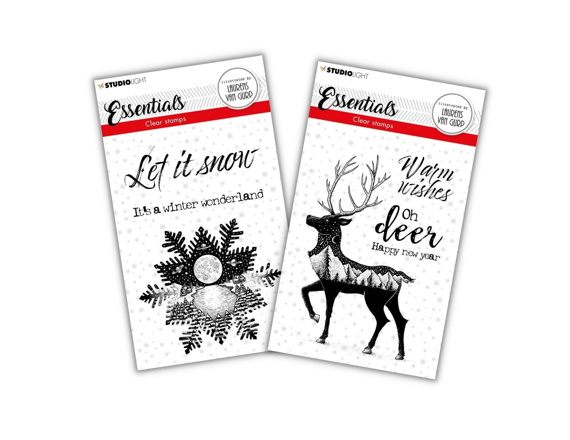 Studio Light Essential Stamps Christmas Stamps Set of 2