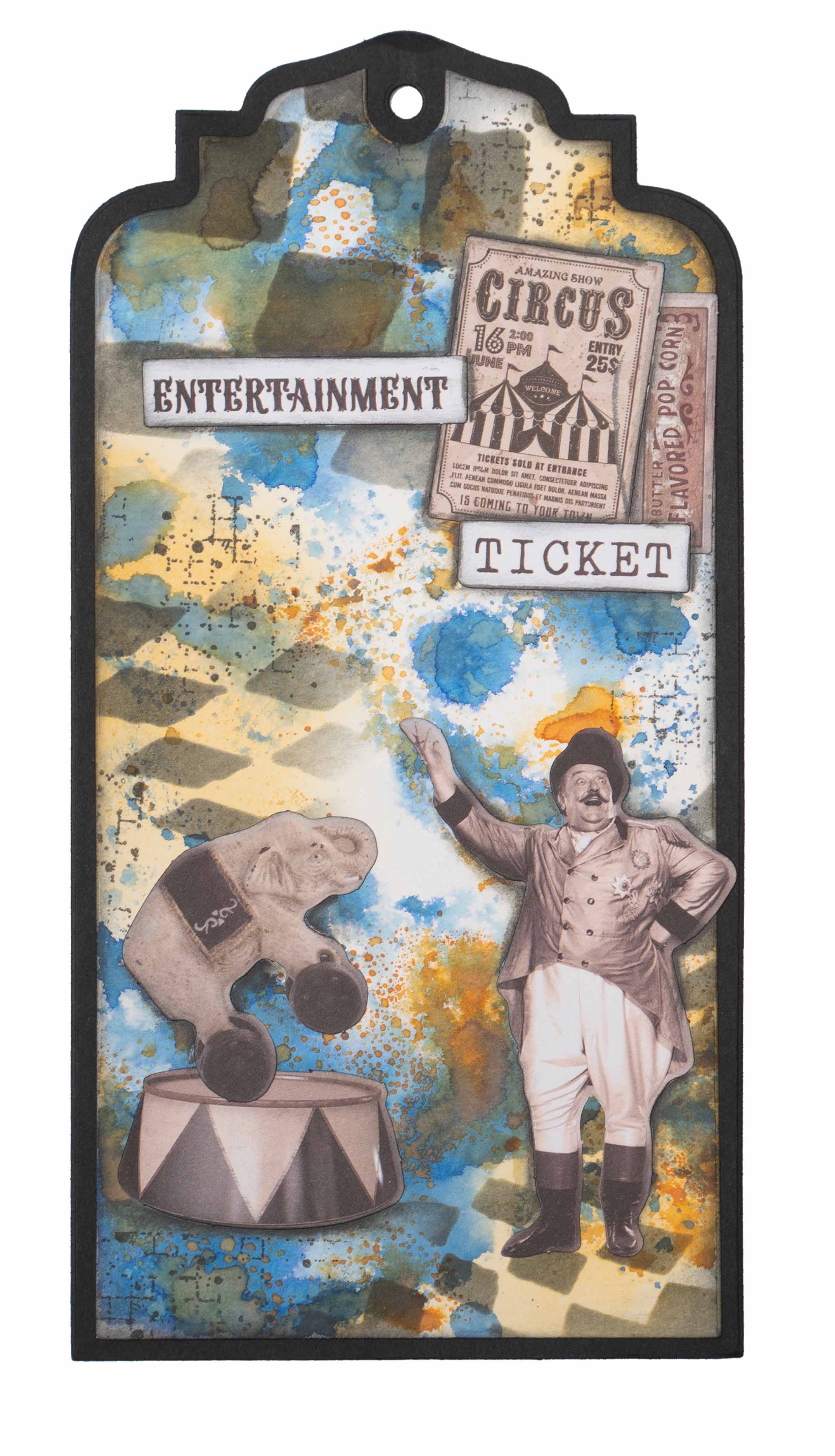 SL Mask Checkered Vintage Treasures 210x148x1mm 1 PC nr.117