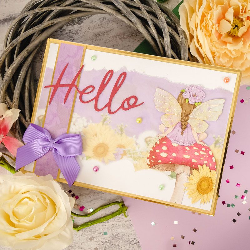 Fairy Blossoms Printed Parchment