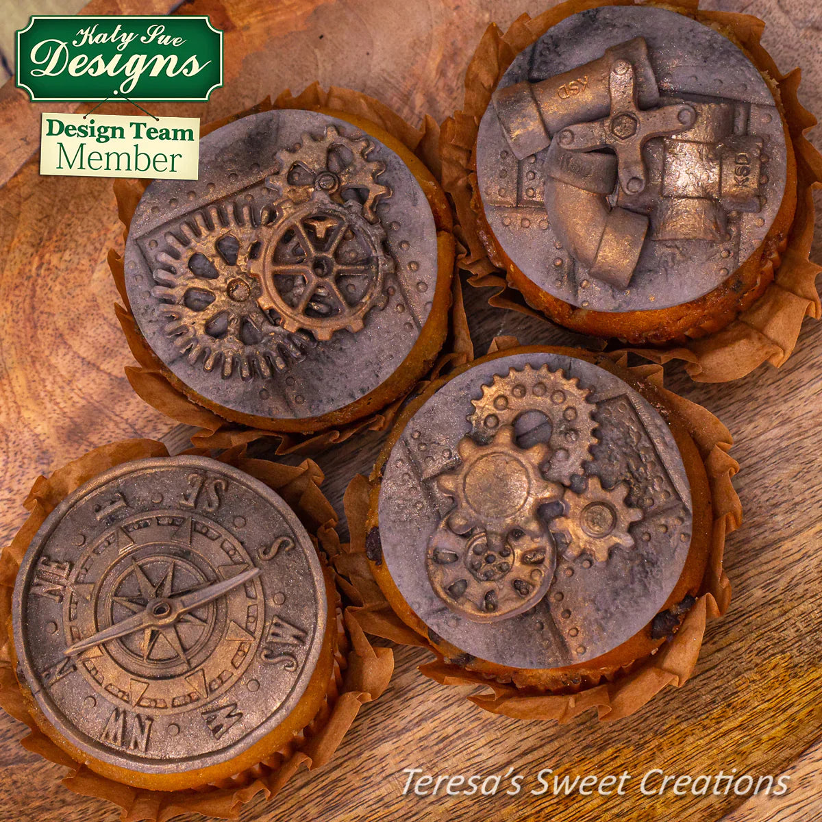 Antique Compass Silicone Mould