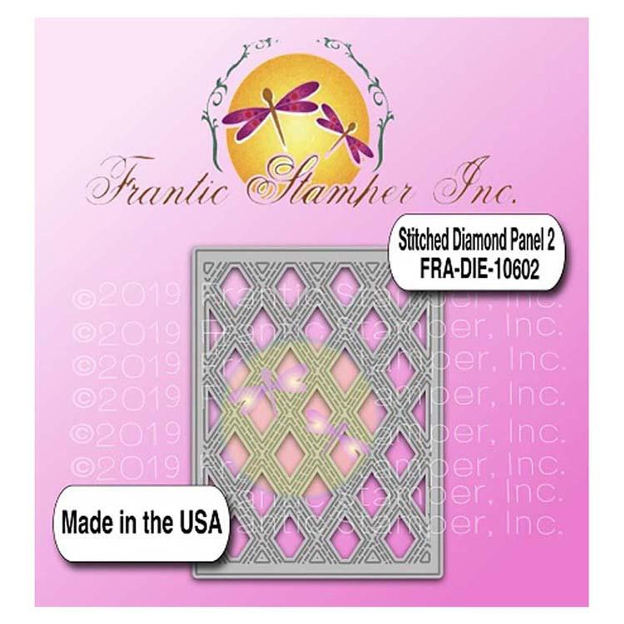 Frantic Stamper Cutting Die - Framed Four-Square Windows