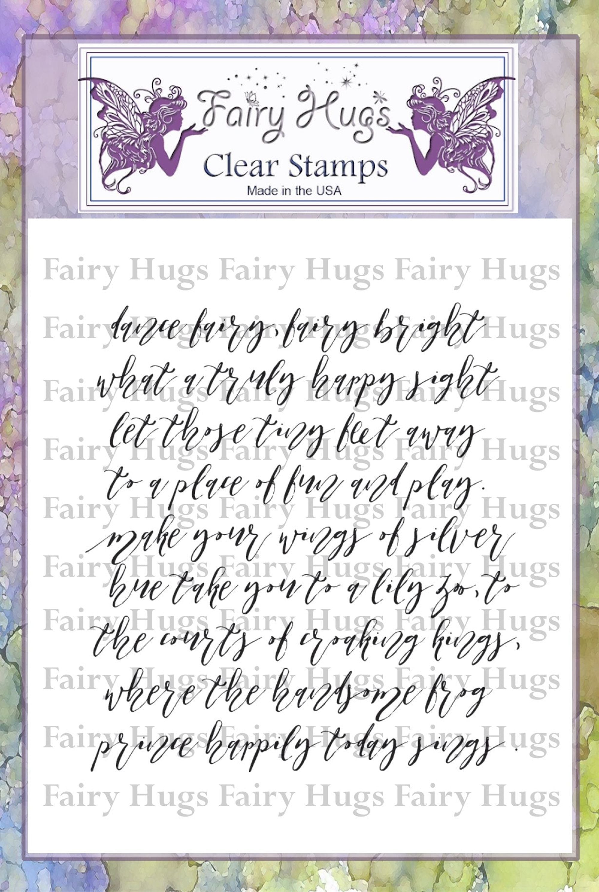 Fairy Hugs Stamps - Fairy Poem