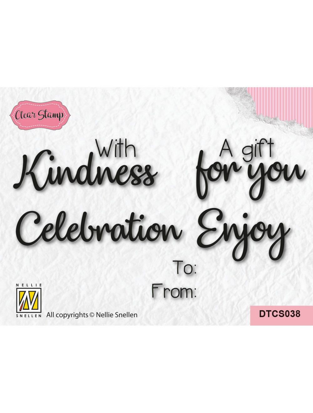 Nellie's Choice - Clear Stamp With Love