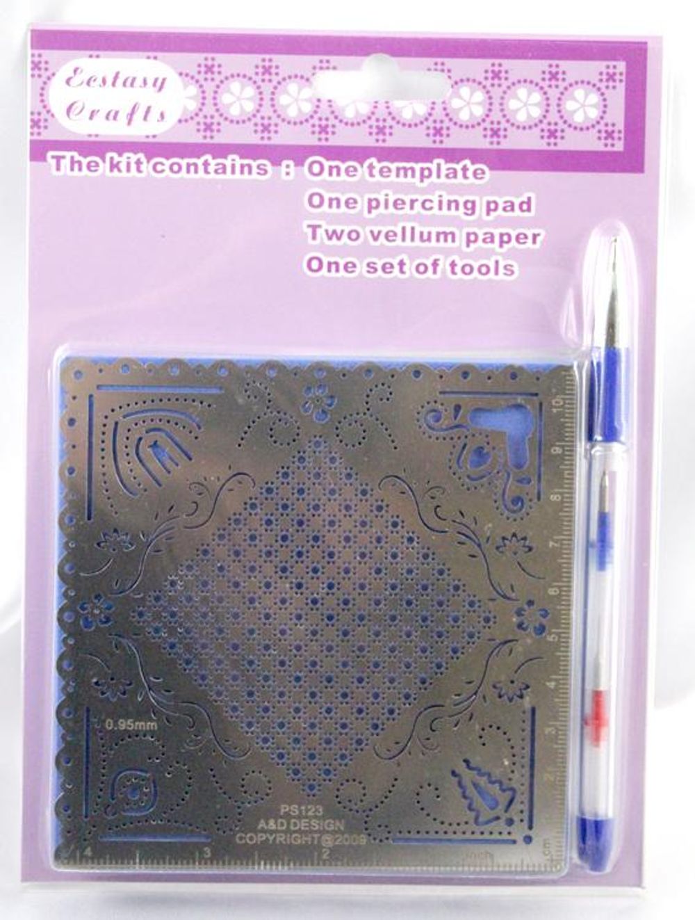 Parchment Piercing and Embossing Tool Set for Paper Craft (TCEP-8