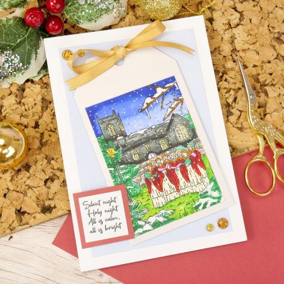 For The Love Of Stamps - Church Choir A6 Stamp Set