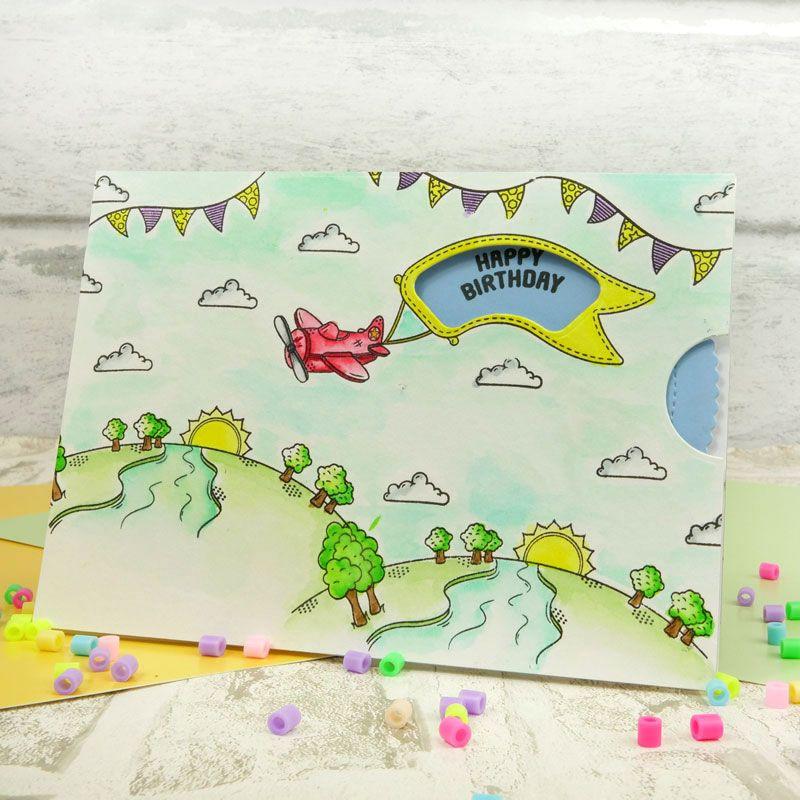 For The Love Of Stamps - Wheel Surprise - Flying By To Say