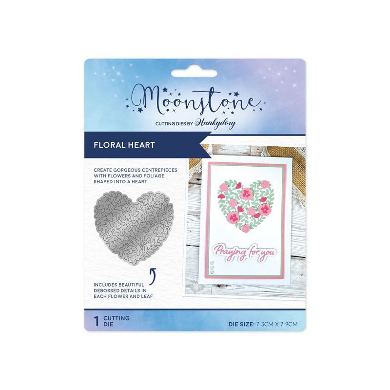 Moonstone Dies - Floral Heart