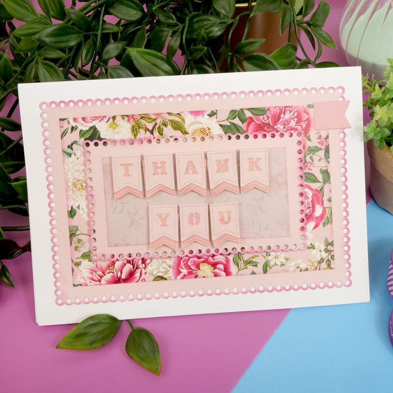 Moonstone Dies - Banner Bunting Alphabet