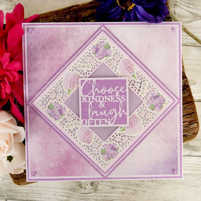 Moonstone Dies - Filigree Flowers - Hydrangea