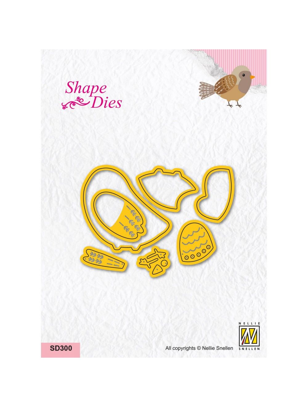 Nellie's Choice - Cutting Die Bird