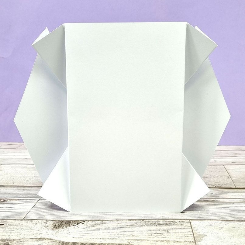 Luxury Shaped Card Blanks & Envelopes - Tall Diamond Edge Card