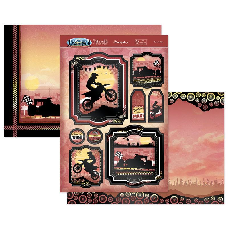 Born To Ride Luxury Topper Set