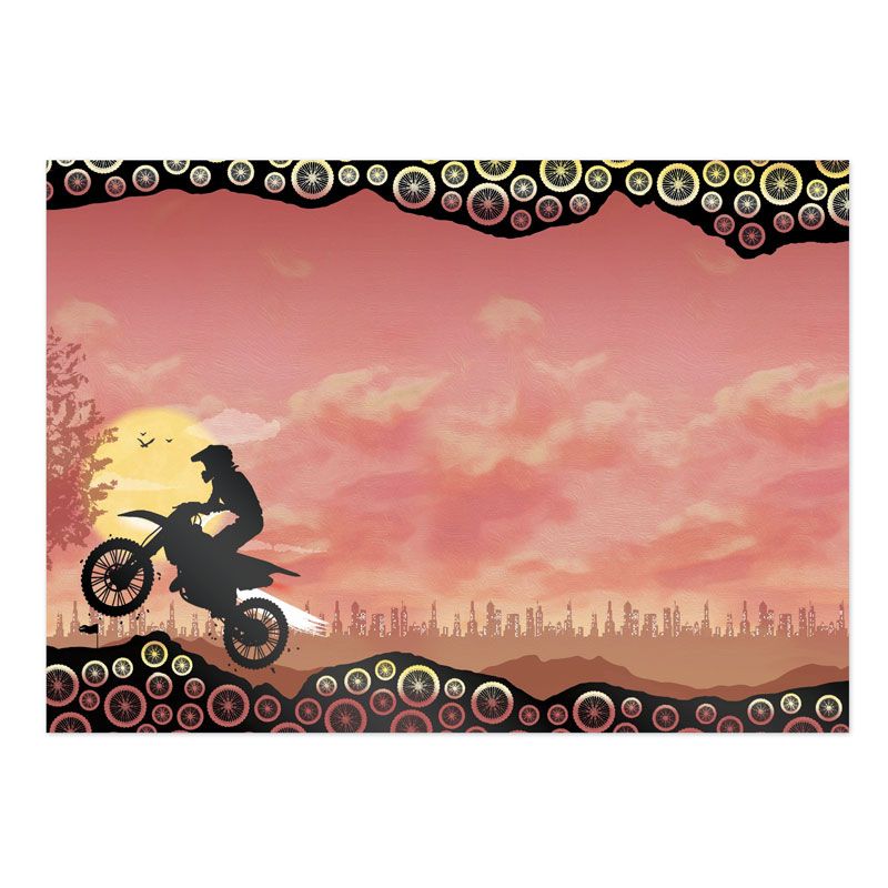 Born To Ride Luxury Topper Set