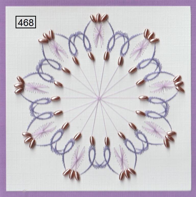 Laura's Design Digital Embroidery Pattern - Center Spoke Flourish Wreath