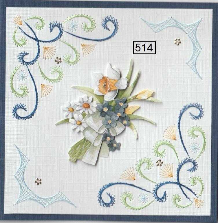 Laura's Design Digital Embroidery Pattern - Four Corner Flourish