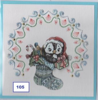 Laura's Design Digital Embroidery Pattern - Layered Half Circle