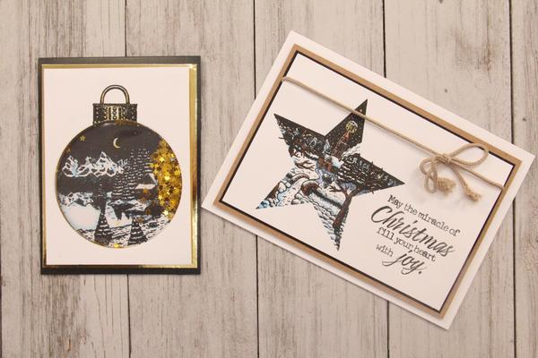 Studio Light Stamp & Shaker Cards