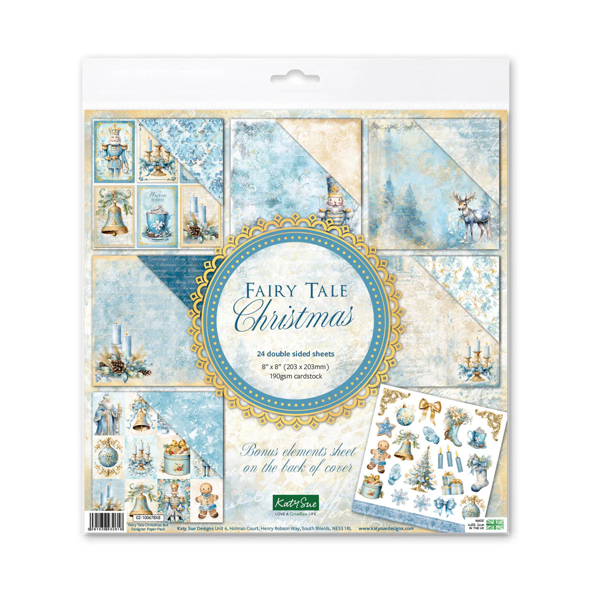 Fairy Tale Christmas 8x8 Designer Premium Paper Pack