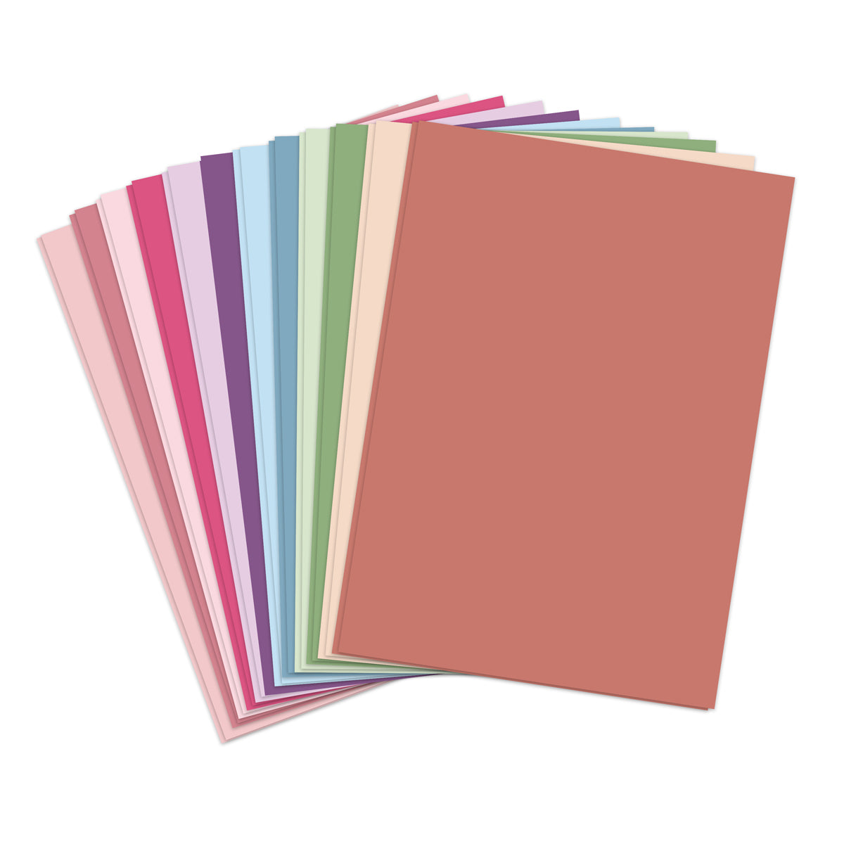 Twin Tones: Dusty Hues Printed Mat & Layer Cardstock, 24 sheets