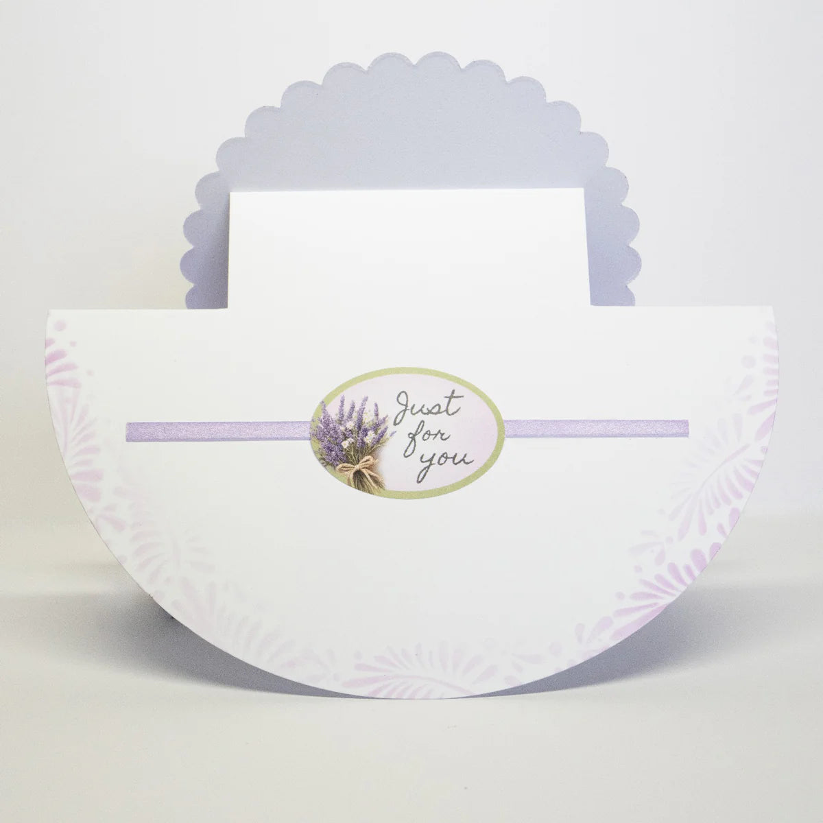 White Stepper Rocker Cards & Envelopes, Pack of 12