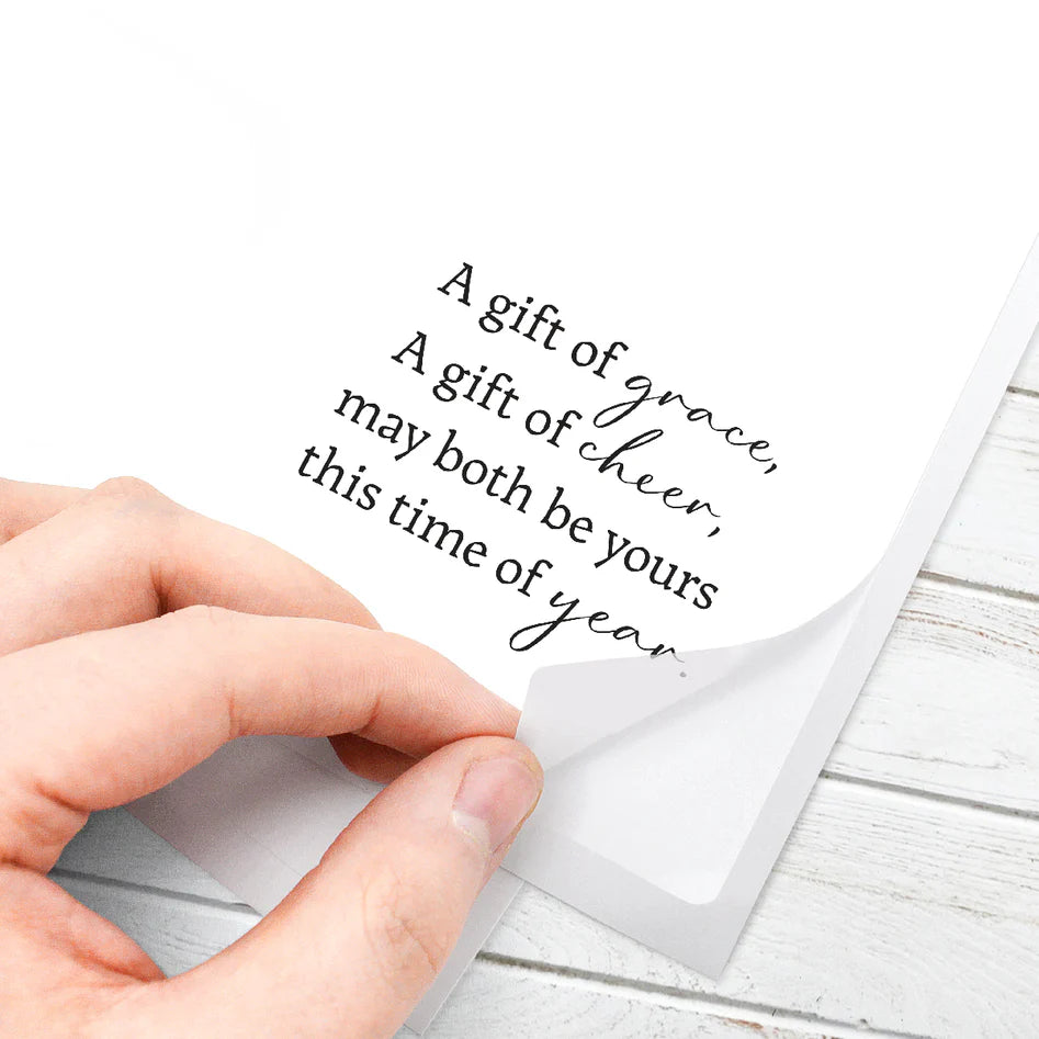 O Holy Night Peelables, 48 stickers