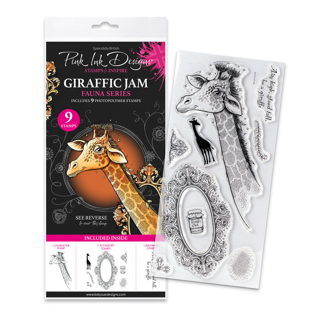 Pink Ink Designs - Giraffic Jam Giraffe, DL Stamp Set