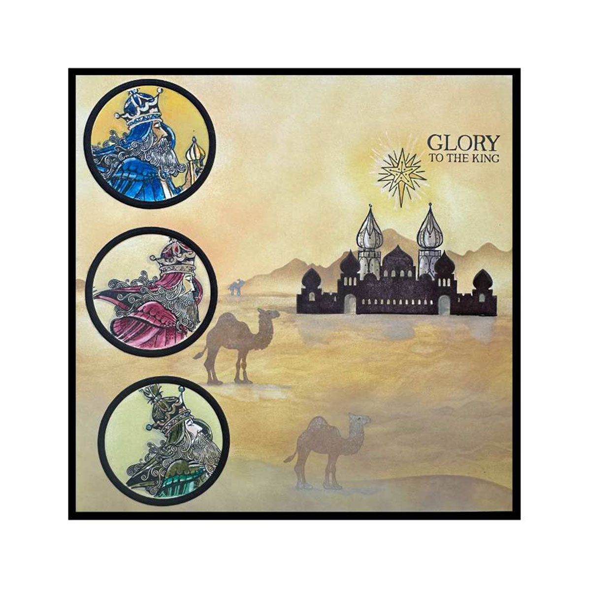 Pink Ink Designs - Aurelius - Christmas King, DL Stamp Set