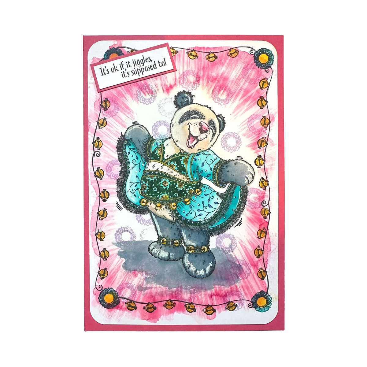 Pink Ink Designs - Miranda Panda, DL Stamp Set