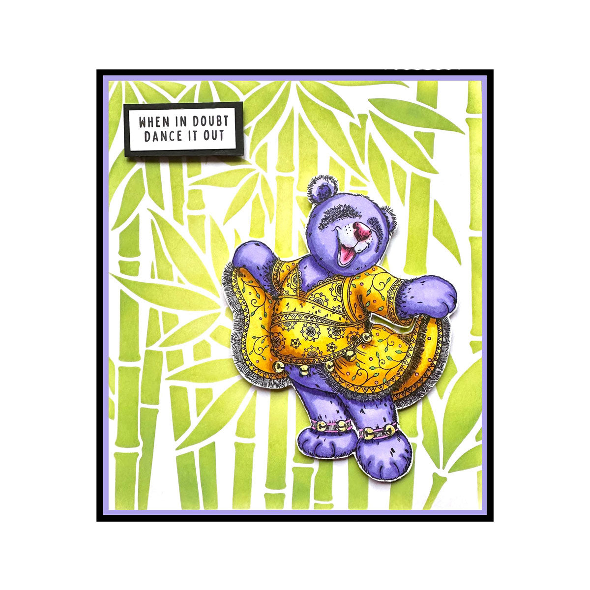 Pink Ink Designs - Miranda Panda, DL Stamp Set