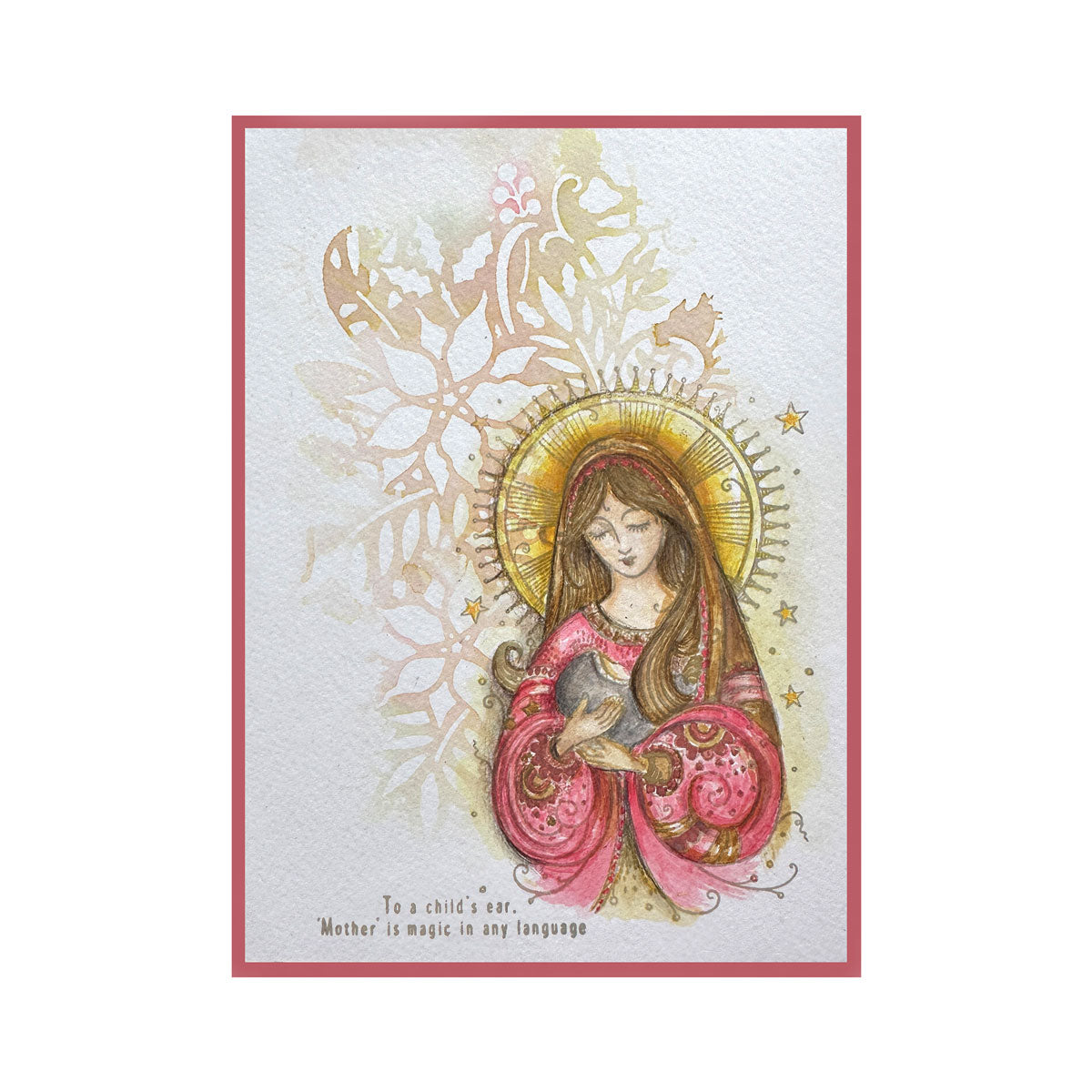 Pink Ink Designs - Quiet Grace - Christmas Mother Mary, DL Stamp Set