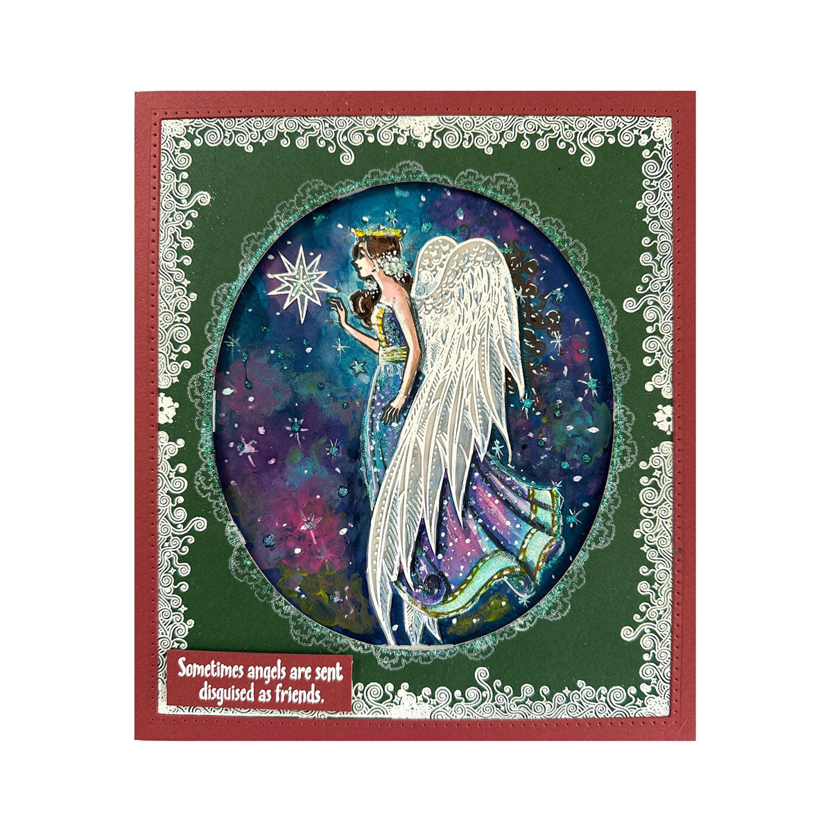 Pink Ink Designs - Seraphina - Christmas Angel, DL Stamp Set