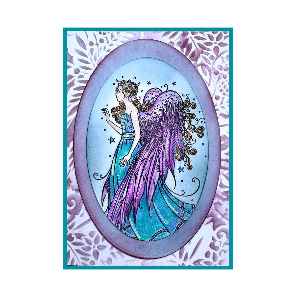 Pink Ink Designs - Seraphina - Christmas Angel, DL Stamp Set