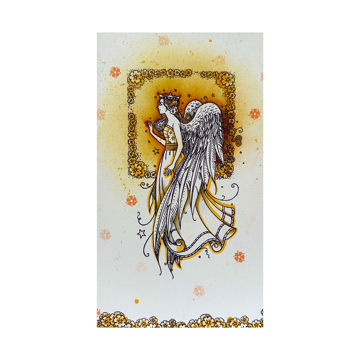 Pink Ink Designs - Seraphina - Christmas Angel, DL Stamp Set