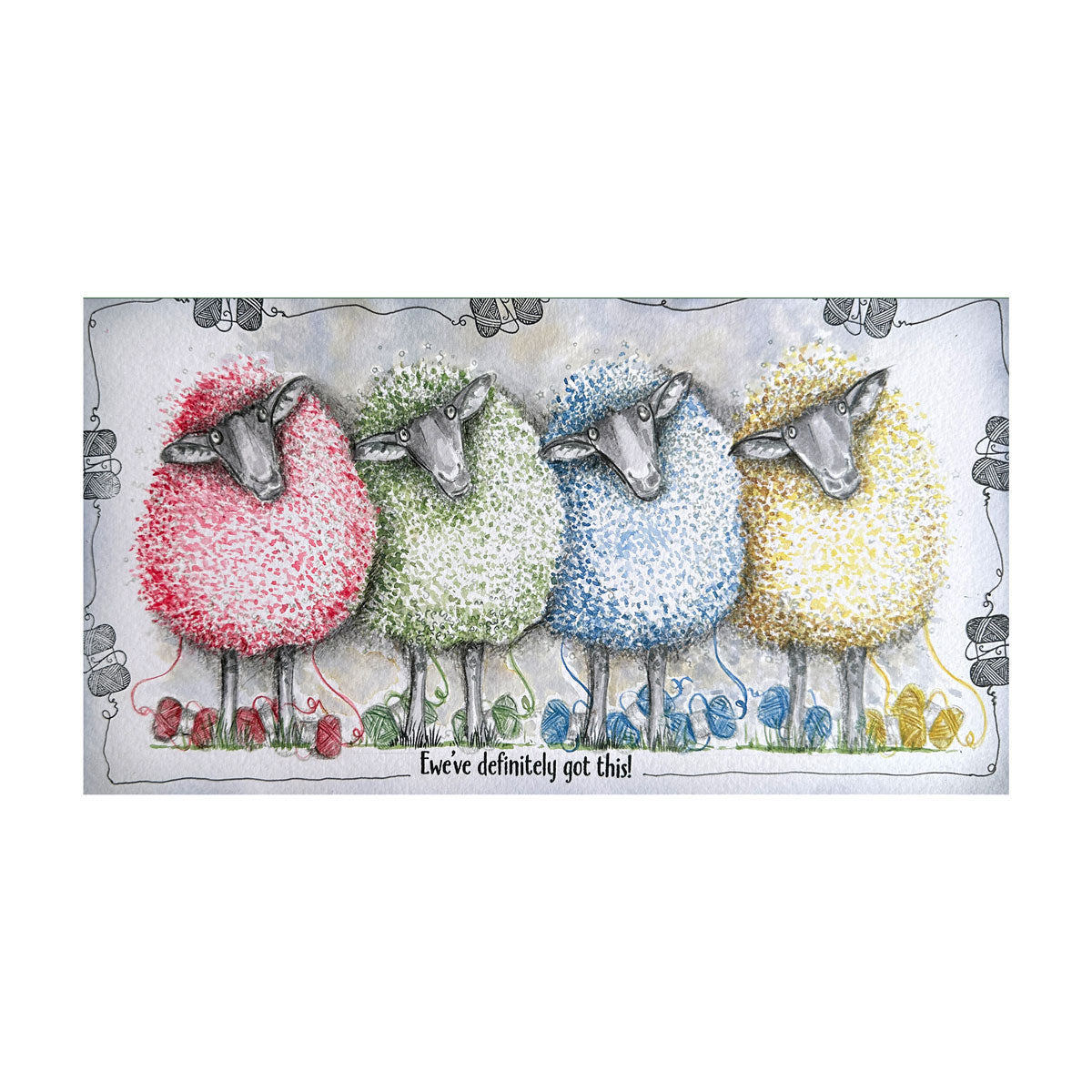 Pink Ink Designs - Ewe-Phoria Sheep, DL Stamp Set