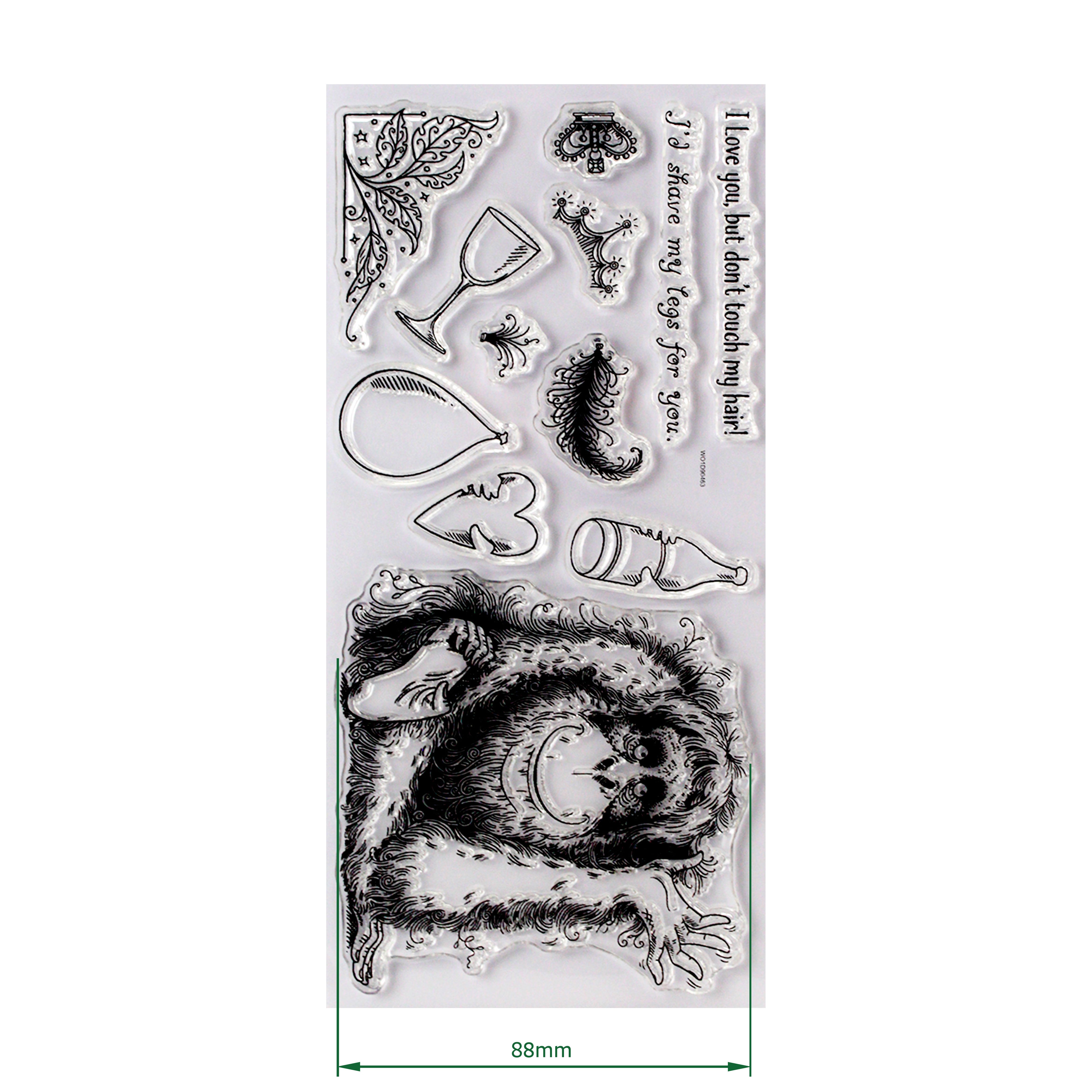 Pink Ink Designs - Orangutangle Orangutan, DL Stamp Set
