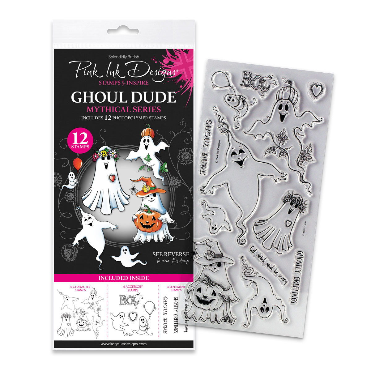 Pink Ink Designs - Ghoul Dude, DL Stamp Set