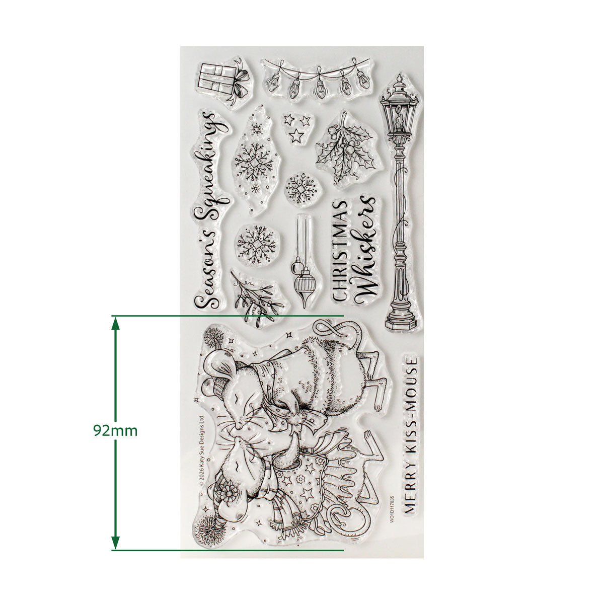 Pink Ink Designs - Merry Kiss-Mouse, DL Stamp Set