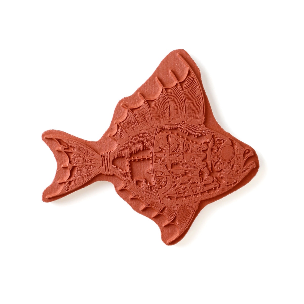 Steampunk Fish Pre Cut Rubber Stamp Set by Andy Skinner