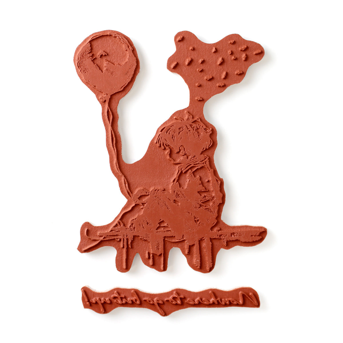 Nowhere To Go But Up Pre Cut Rubber Stamp Set by Andy Skinner