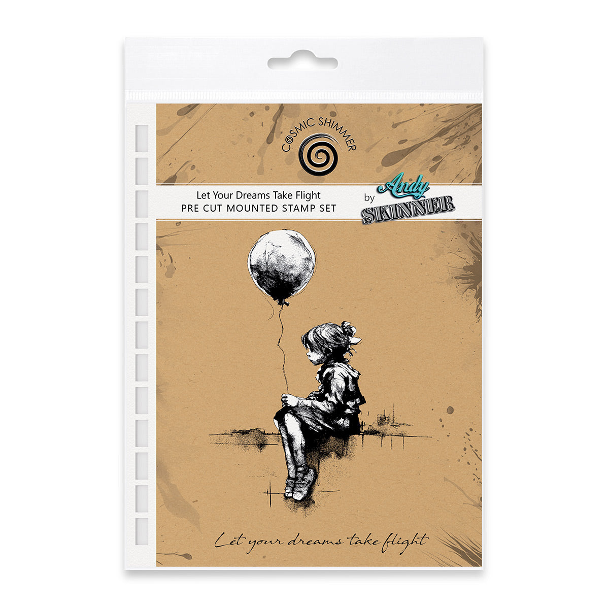 Let Your Dreams Take Flight Pre Cut Rubber Stamp Set by Andy Skinner