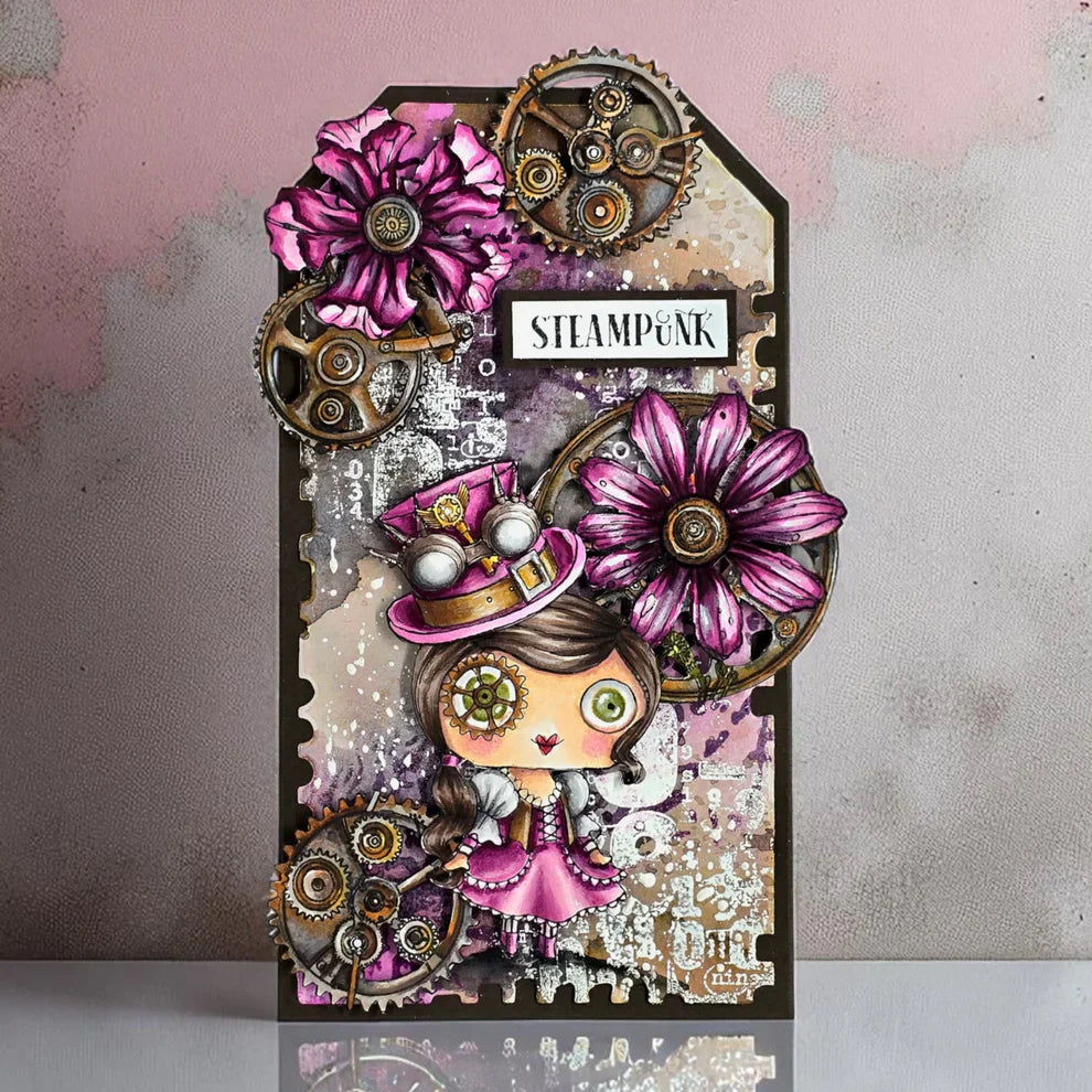 AALL and Create - A7 Stamp Set - Time Warp