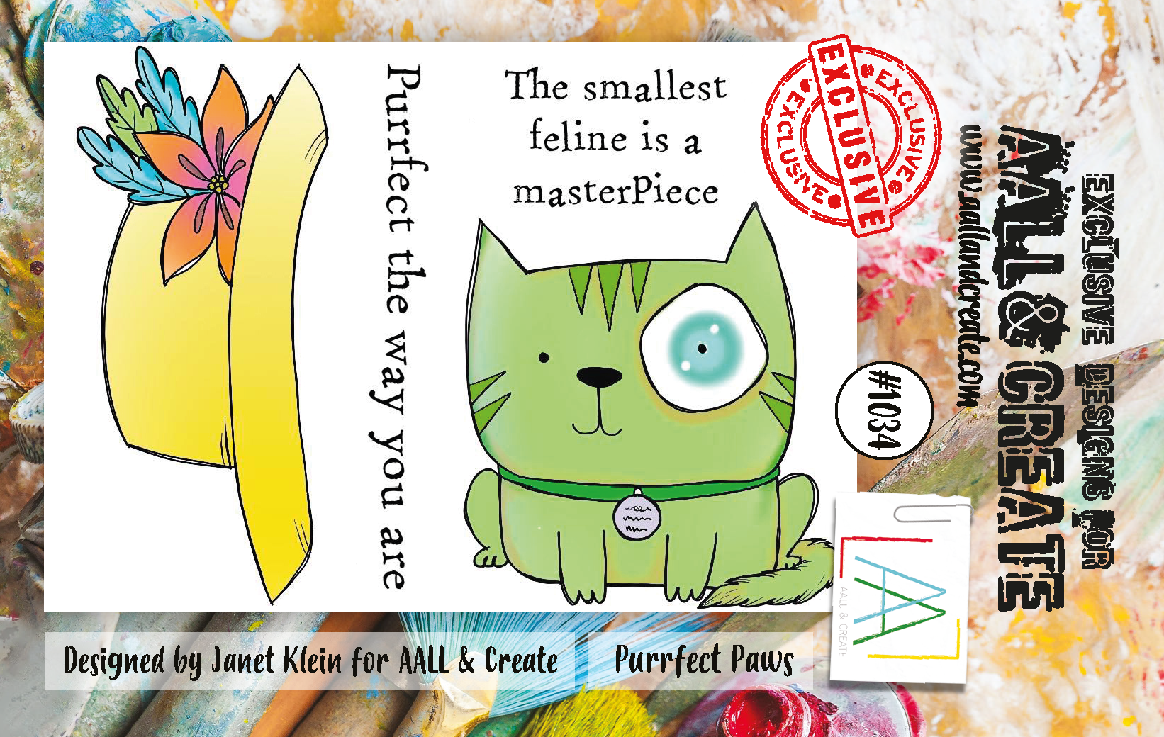 AALL and Create A7 Stamp Set - 1034 - Purrfect Paws