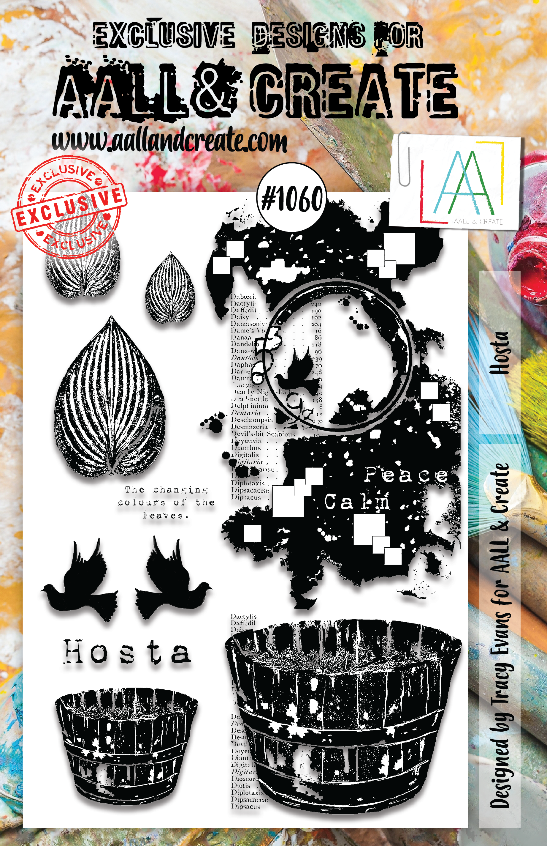 AALL and Create A5 Stamp Set - 1060 - Hosta