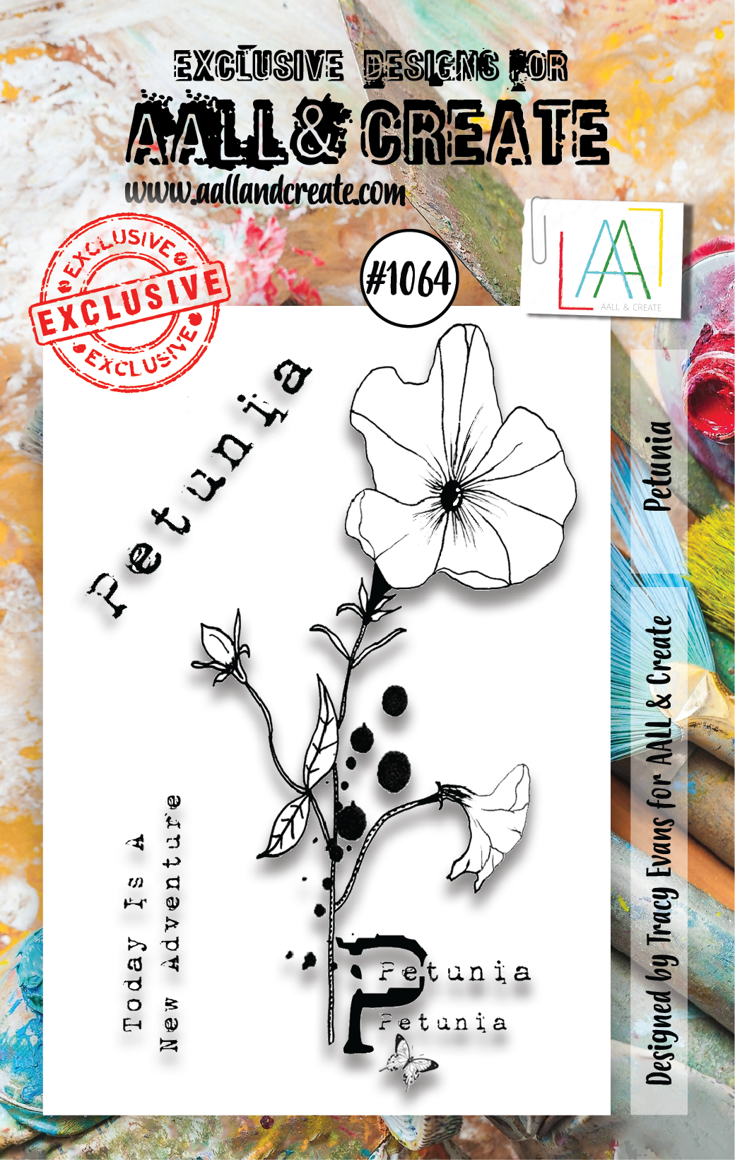 AALL and Create A7 Stamp Set - 1064 - Petunia