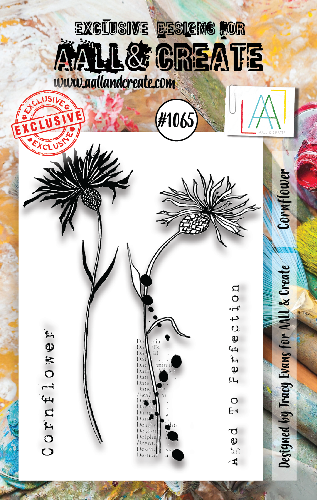 AALL and Create A7 Stamp Set - 1065 - Cornflower