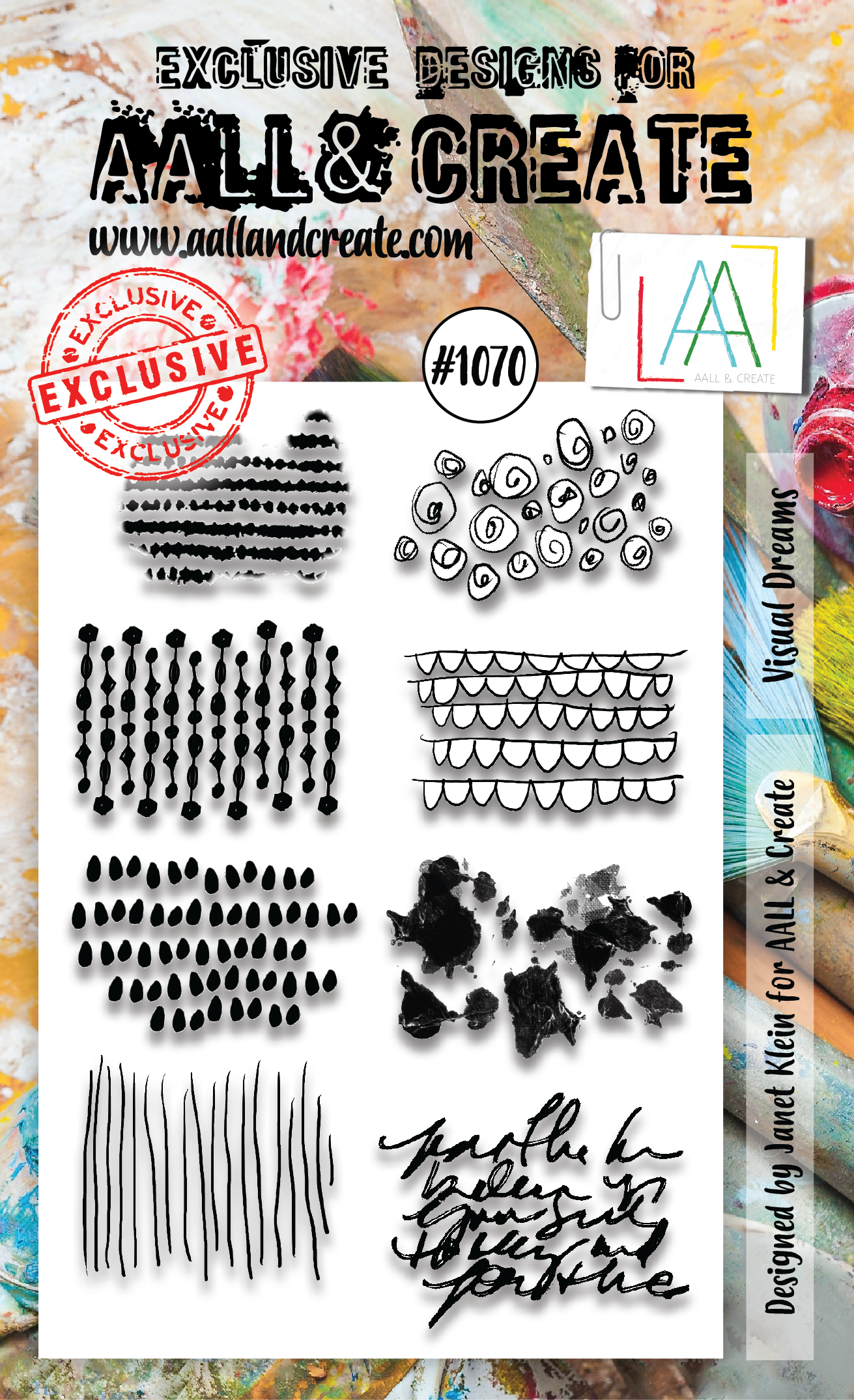 AALL and Create A6 Stamp Set - 1070 - Visual Dreams