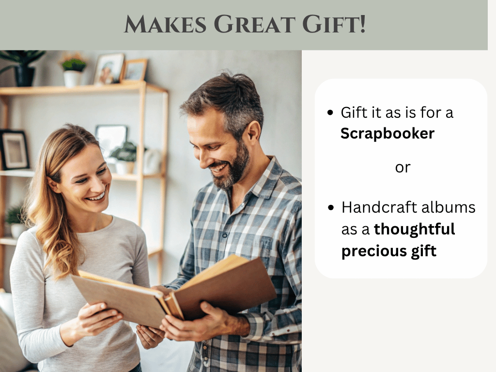 CrafTreat Accordion Hinge Book 1 - White