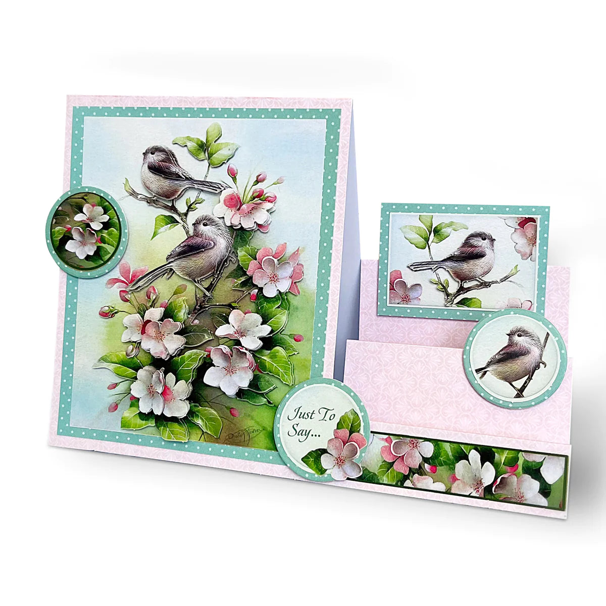 Die Cut Decoupage – Birds In Blossom (Pack Of 3)